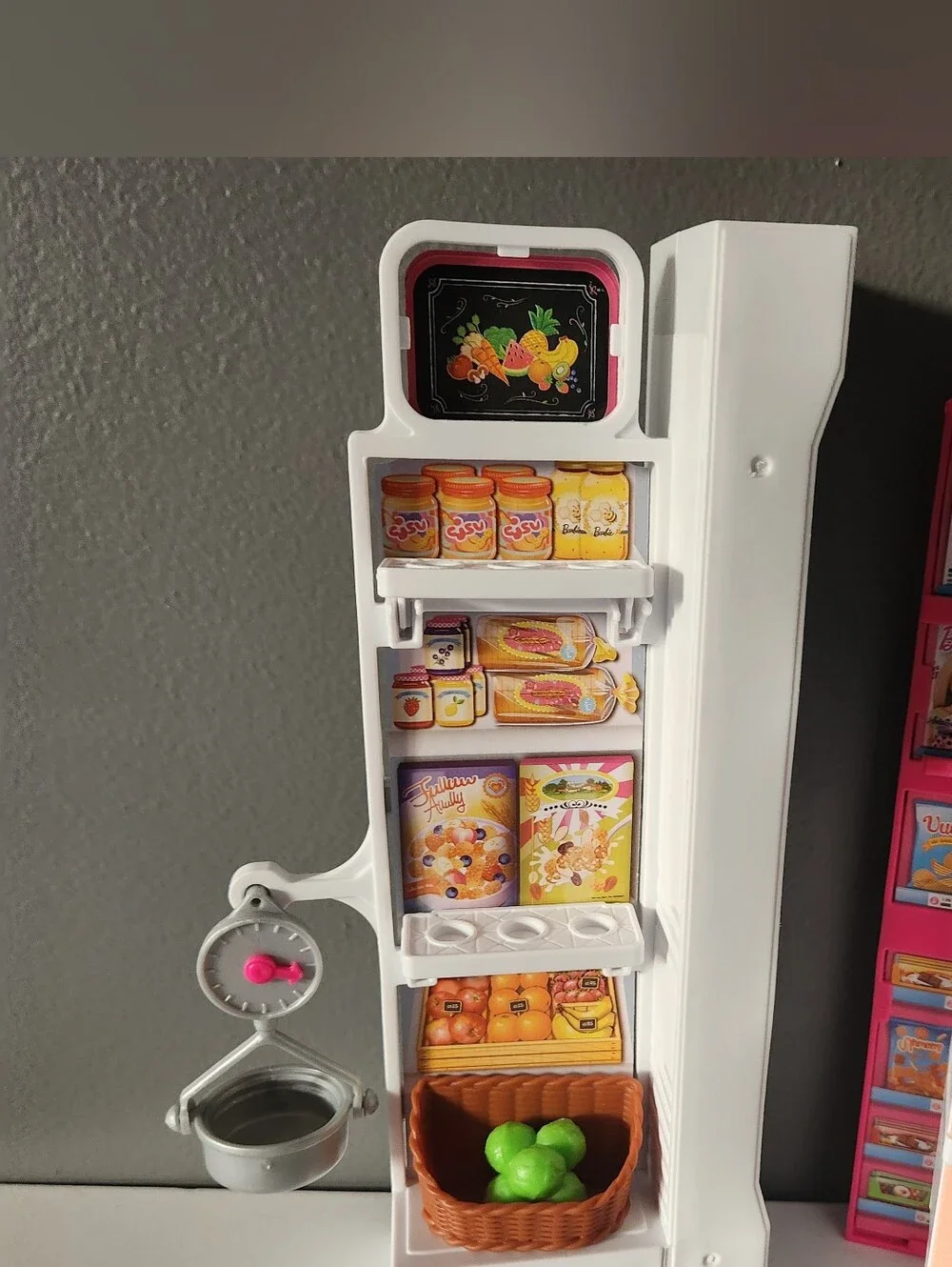 Barbie Supermarket Playset Grocery Store Food